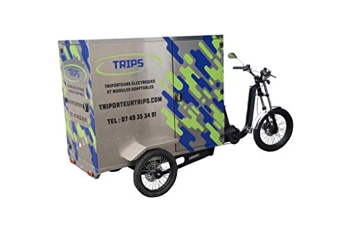 Electric Bike : TRIPS Electric Tri-Bike 250 kg Load Modules: Street Food Truck - Kitchen - Pallet Trans - Pickup - Cargo Delivery - Taxi - (Cargo)