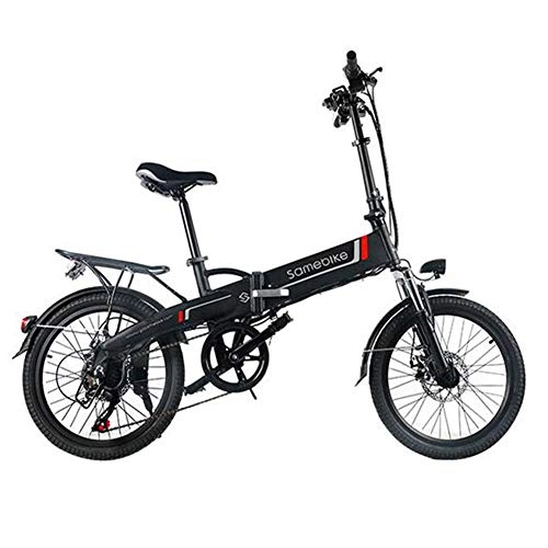 Electric Bike : TX Electric Bike 48V 20 Inches Speed Change E-Bike Powerful Aluminum Folding Bicycle Lithium Battery Rechargeable Disc Brake Moped