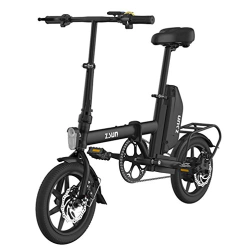 Electric Bike : TX Electric Bike 48V Electric Fat Tire Ebike Aluminum Folding 20Km / H 240W Powerful Electric Bicycle Mountain / Snow / Beach Front And Rear Disc Brakes