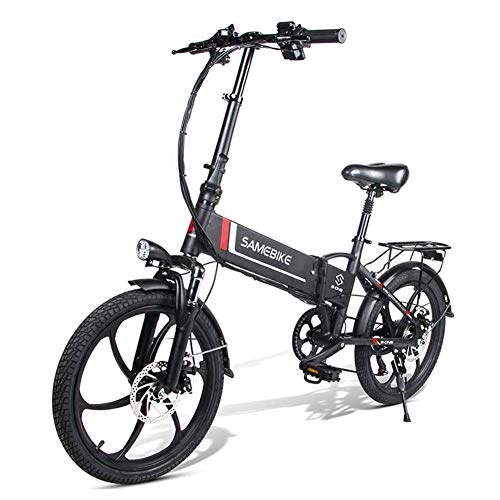 Electric Bike : TypeBuilt Electric Bike 20" Wheel, Folding Electric Bike with Removable 10.4AH Lithium Battery, Aluminum / Carbon Steel EBike Wheels and 350W Hub Motor, Electric bicycle, Black