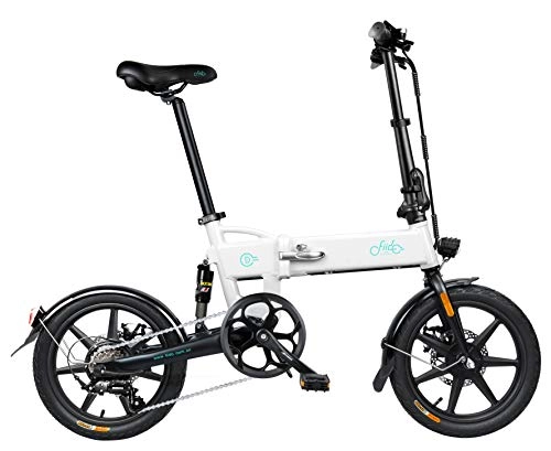 Electric Bike : UK Next day delivery FIIDO D2S 16“ Electric Bike 250w Aluminum Electric Bicycle (White)
