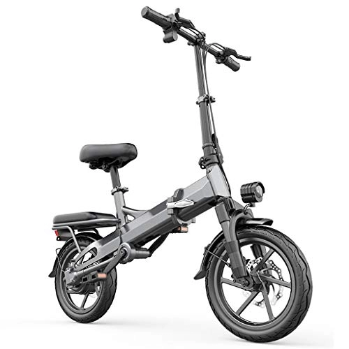 Electric Bike : un known Mini Electric Bicycle Folding Electric Bicycle Lithium Battery Electric Vehicle Driving Moped Mini Battery Car Can Be Put Into The Car