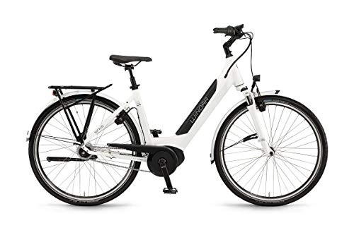 Electric Bike : Unknown Winora Sinus iN8f Single Tube E-Bike i500Wh Electric City Bike White, White, 54 cm