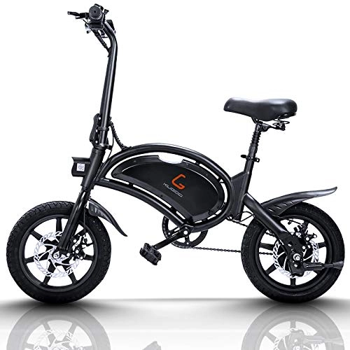 Electric Bike : urbetter Electric Bikes Foldable Electric Bicycle Commute Ebike 45km Range 400W, 14 inch 48V E-bike 3 Riding Modes 45km / h City Bicycle with Pedal, B2