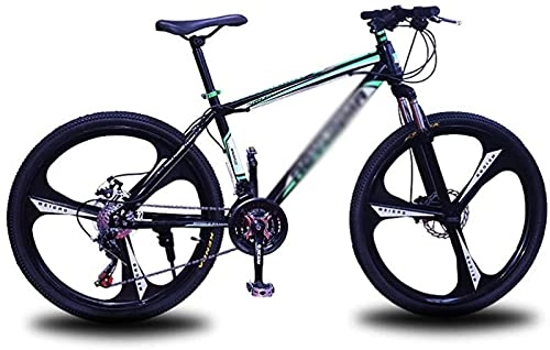 Electric Bike : UYHF 26 Inches Mountain Bike 21 / 24 / 27 Speed Bicycle Wheels Mountain Bike Dual Disc Brake Bike for Adults Mens Womens green-21 speed