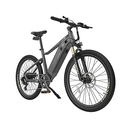 Electric Bike : VBARV Electric bicycle, 26-inch electric power-assisted bicycle, fat tire mountain electric bicycle, suitable for outdoor cycling