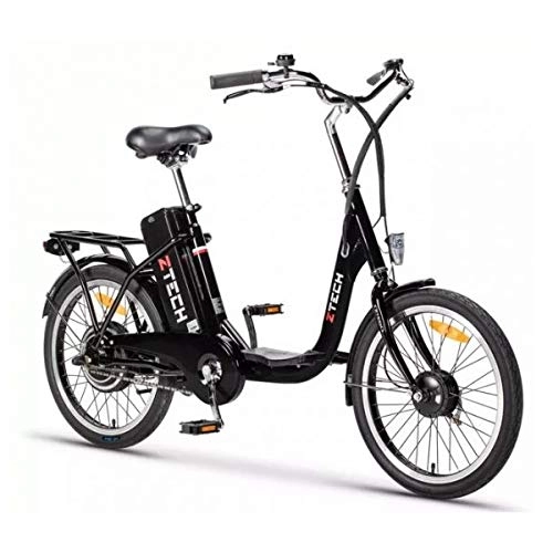 Electric Bike : VELECO Electric Bike ZT-07 CAMP 25km / h 16mph 250W City Bike (Black)