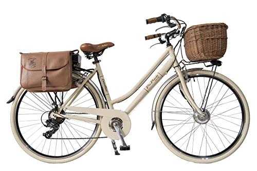 Electric Bike : Via Veneto by Canellini E-bike ebike electric bike citybike shimano Ansmann Woman beige aluminium ...