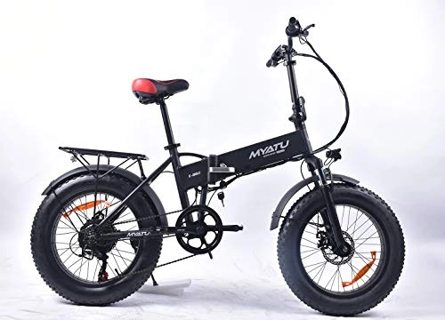 Electric Bike : victagen 250W 20 inch Fat Tire Electric Bicycle Mountain Beach Snow Bike for Adults, Aluminum Electric Scooter 6Speed Gear E-Bike with Removable 48V8Ah Lithium Battery