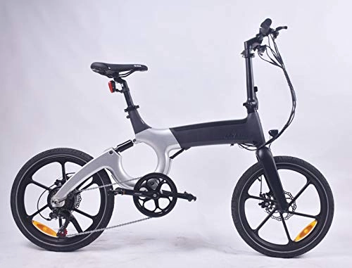 Electric Bike : victagen Electric Bicycle for adults, 20-inch Foldable E-bike with 36V 7.6Ah Lithium Battery 250W Motor 25 km / h (Gray)