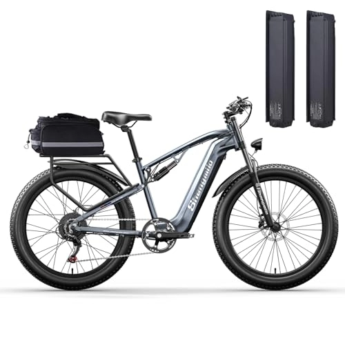 Electric Bike : Vikzche Q mx05 electric bike ba fang motor 17.5 ah samsung cells battery electric bicycle for aldut men and women (Add an extra battery)