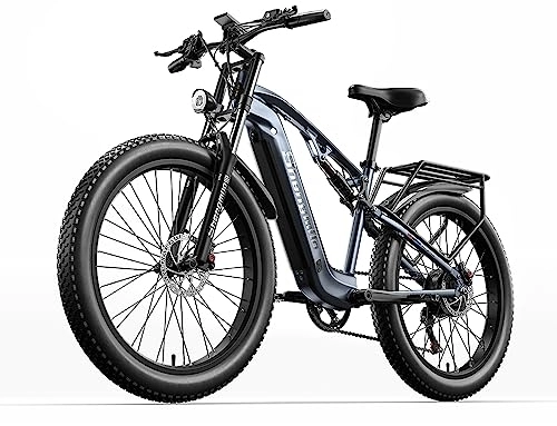 Electric Bike : Vikzche Q Mx05 Electric Bike Bafang Motor 15Ah Lg Cells Battery Electric Bicycle For Aldut Men And Women (ONE-BATTERY)