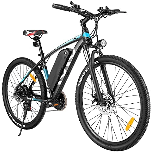 Electric Bike : VIVI 350w Electric Bike 26 / 27.5 Inches Mountain Bike 36v 10.4ah Removable Battery 32km / H 21-Speed Adult Electric Bike (27.5 BLUE)