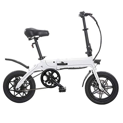 Electric Bike : WARM ROOM Folding Electric Bike, City Bicycle 250W Speed Up To 25Km / H Aluminum Alloy Frame Travel Pedal Small Battery Car Unisex, 10ah