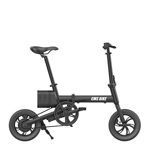 Electric Bike : Wenore Electric Bicycles Fast Folding Electric Bike for Single Person 12Inch Lithium Battery 36V250w Motor Front Driven Mini Size
