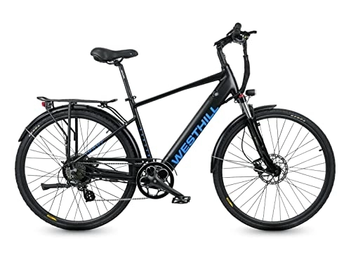 Electric Bike : Westhill Ranger ST Hybrid Electric Bike 14Ah E-bike | Integrated Battery, Aluminium Frame, Front Suspension