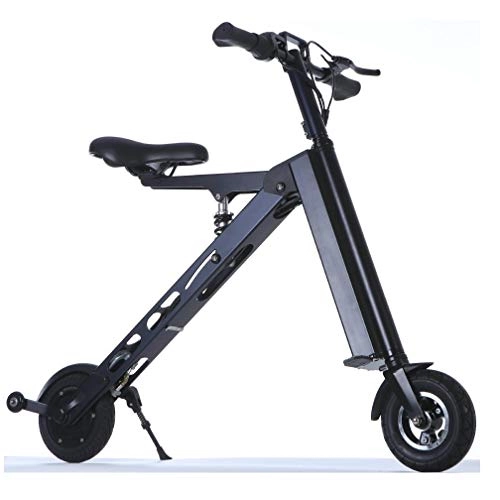 Electric Bike : WFTD Portable electric Three-wheeled bicycle, 8-inch foldable waterproof remote control Electric tricycle, 30km endurance for travel and leisure life