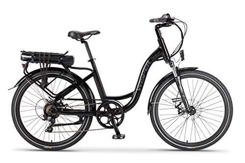 Electric Bike : Wisper 705 Electric Step-Through Bike 375Wh Battery Black