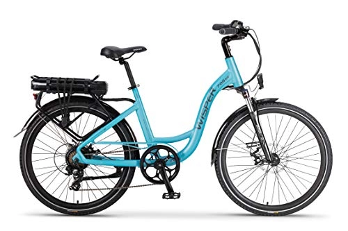 Electric Bike : Wisper 705 Electric Step-Through Bike 375Wh Battery Blue