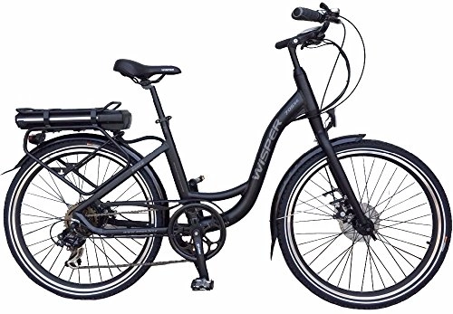 Electric Bike : Wisper 705se Stealth Black Electric Bike 16Ah