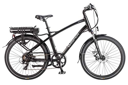 Electric Bike : Wisper 905 Crossbar Electric Bike - 375Wh Battery - Black