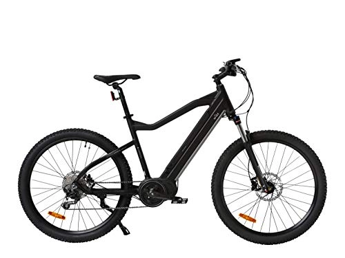 Electric Bike : Witt E-Hardtail Electric Mountain Bike, E-Bike in Nordic Slim Design with Powerful 36V / 11.6Ah, Lithium Panasonic 417, 6 W in Frame Battery, Shimano Deore 10 Speed Gear Front Suspension, 250W Mid Motor