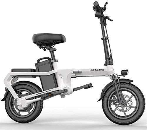 Electric Bike : WJSWD Electric Snow Bike, Folding Electric Bikes with 350W 18V 14 Inch, 6-15AH Lithium-Ion Battery E-Bike for Outdoor Cycling Travel Work Out And Commuting Lithium Battery Beach Cruiser for Adults