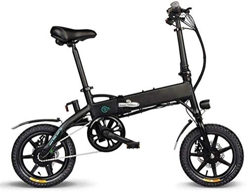 Electric Bike : Wlnnes Folding Electric Bike - Portable Easy to Store Aluminum Frame E-Bikes Excellent Shock Absorption Performance LED Display Electric Bicycle Commute Ebike 250W Motor, Three Modes Riding Assist