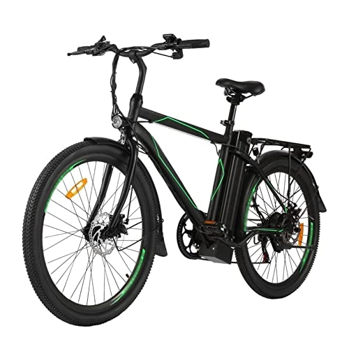 Electric Bike : WMLD Electric Bike 250W / 350W for Adults, 21 Speeds Electric Mountain Bike Shifter E-Bike Front and Rear Disc Brake Bicycle (Size : Gray 26inch 350W)