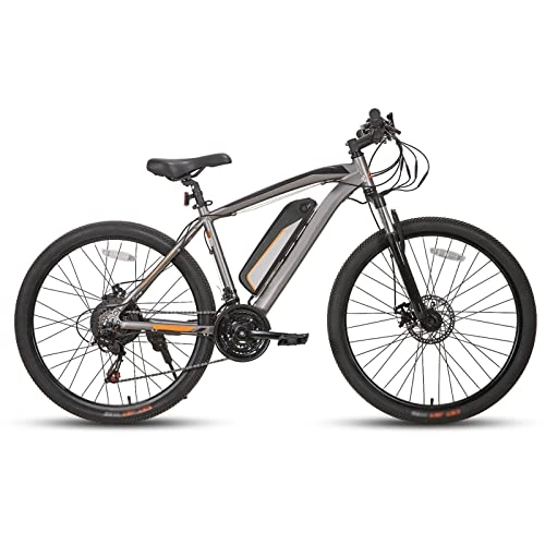 Electric Bike : WMLD Electric Bike for Adults 20MPH(32 km / h) 26 Inch Tire 21 Speed Electric Bicycle 36V / 350W Electric Mountain Bike-Ebike (Color : Gray)