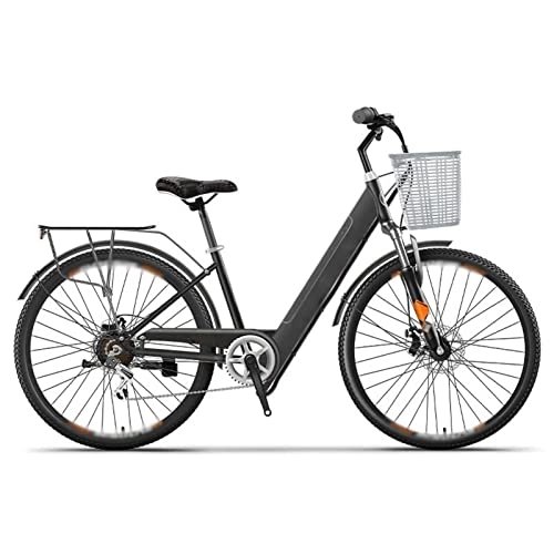 Electric Bike : Women Portable Electric Bike 26 Inch Smart Electric Assisted Bicycle 2 Wheels Adult Electric Bicycles 250W 36V 6Ah / 10Ah / 13Ah Electric Bike