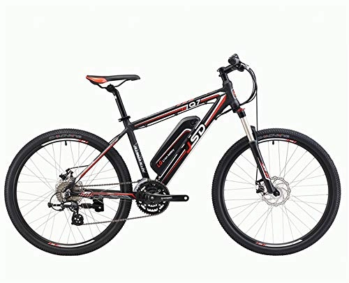 Electric Bike : WQY 26 Inch 250W Bicycle Electric Electric Bike for 48V Lithium Battery Electric Mountain Bike, 24 Speed Shifter, Black