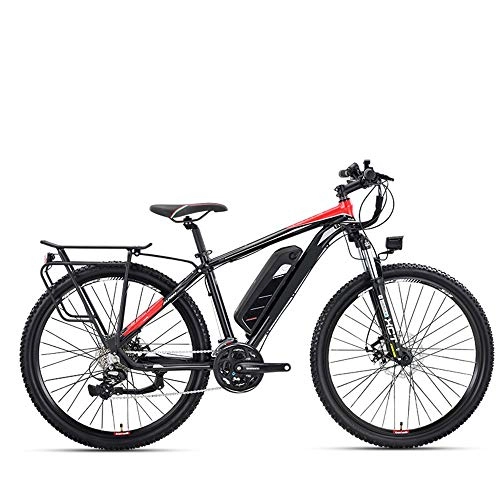 Electric Bike : WuZhong F Mountain Electric Bicycle Electric Bicycle 48V Lithium Electric Car Intelligent Power Electric Mountain Bike 27.5 Inch