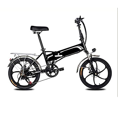 Electric Bike : WXX Adult Folding Electric Bicycle, 20 Inch 7 Speed 350W 12.5AH Anti-Theft Removable Battery Bicycle Ebike, for Outdoor Cycling