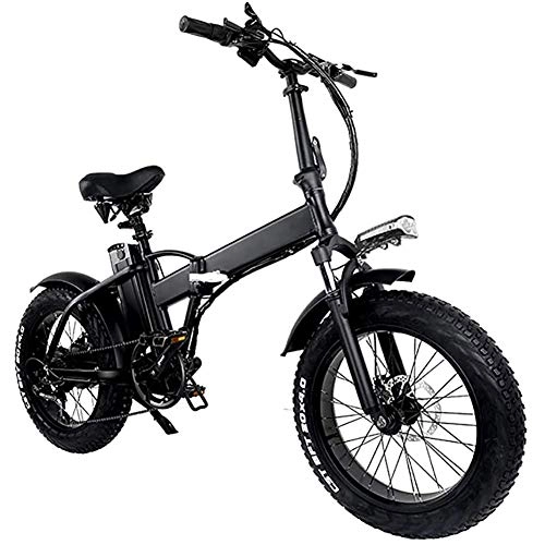 Electric Bike : WXX Adult Folding Electric Bike Aluminum Alloy 20 Inch 500W 48V 15AH Removable Lithium-Ion Battery Bicycle Ebike, For Outdoor Cycling