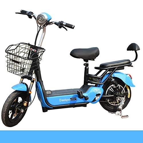 Electric Bike : WZY® Electric Bike for Adult，Electric Commuter Bicycle with 400W Brushless Motor 48V 12Ah Lithium Battery speed 35km / h