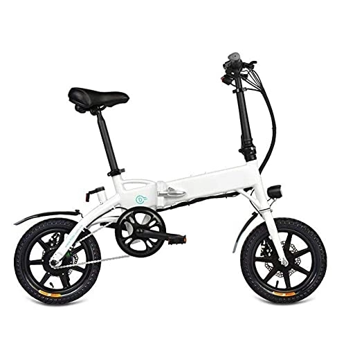 Electric Bike : XBSXP Adult Folding Electric Bikes Comfort Electric Bicycles Road Bikes 14 inch, 11.6Ah Lithium Battery, Aluminium Alloy, with Disc Brake