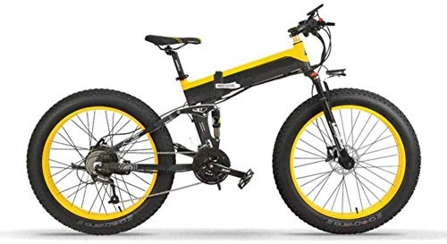 Electric Bike : XDHN Electric Bike Collapsible Aviation Aluminum Frame 400 W Brushless Motor 48V10Ah Lithium Battery Suitable For Work, School, Shopping, Trips, Leisure