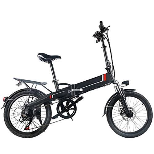 Electric Bike : xfy-01 Electric Bicycles, 20 Inch 7 Speed Gear Shift Lever Electric Bicycle with Removable 48V 350W Lithium Ion Battery - Outdoor Sports / Leisure