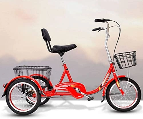 Electric Bike : XHPC Vintage bicycle, Old bicycle Elderly Convenient Tricycle Bicycle Electric Bicycle Shopping And Leisure High Version