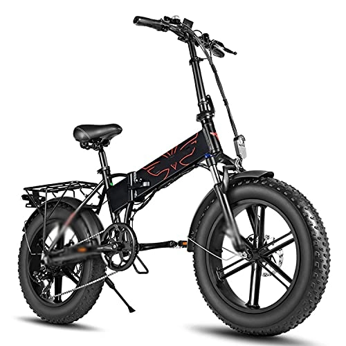 Electric Bike : XILANPU Electric Bicycles, Small And Light Snow Beach Transportation Battery Car Battery Life Power-Assisted Motorcycle 48V750W Mountain Bike, Black