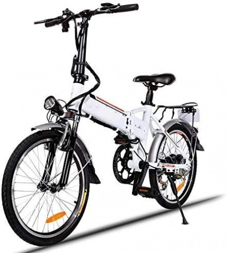 Electric Bike : XINTONGLO 7 20-inch folding bicycle speed electric bicycles lithium aluminum electric bicycle, the bicycle city bike