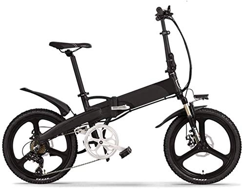 Electric Bike : XINTONGLO Folding electric bicycle detachable lithium battery 48V 10AH L G