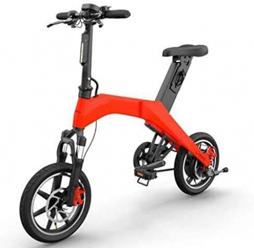 Electric Bike : XINTONGLO Mini Foldable Electric Bike 36V 350W 6.6AH Cycle 12Inch Lithium Battery Electric Bicycle Single Seat Ebike