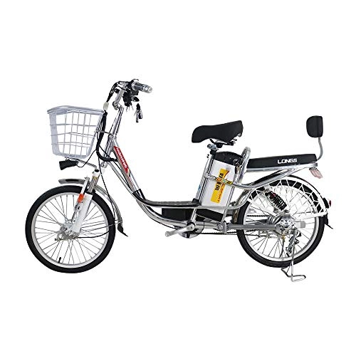 Electric Bike : XMIMI Electric Bike 20 inch electric bicycle 48V detachable lithium battery quadruple shock assist electric car