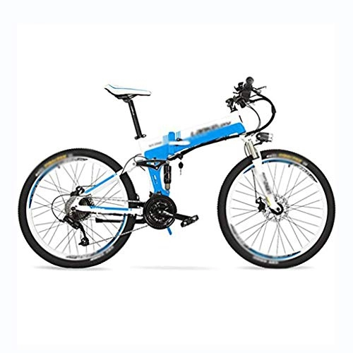 Electric Bike : XT750 36V 12.8Ah Hidden Lithium Battery, 26" Folding Pedal Assist Electric Bike, Speed 25~35km / h, Mountain Bike, Suspension Fork, Pedelec.