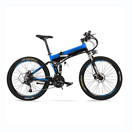 Electric Bike : XT750 36V 12.8Ah Hidden Lithium Battery, 26" Folding Pedal Assist Electric Bike, Speed 25~35km / h, Mountain Bike, Suspension Fork, Pedelec.