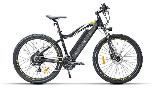 Electric Bike : XXCY 27.5" Electric Mountain Bike, 48V 13Ah Removable Lithium Battery for Adult Female / Male Travel City E-bike (SHIMANO 21 Speed)