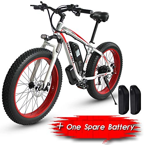 Electric Bike : XXCY S02, Electric Bicycle, 26'' Electric Mountain Bike, 1000W 15AHTwo Batteries