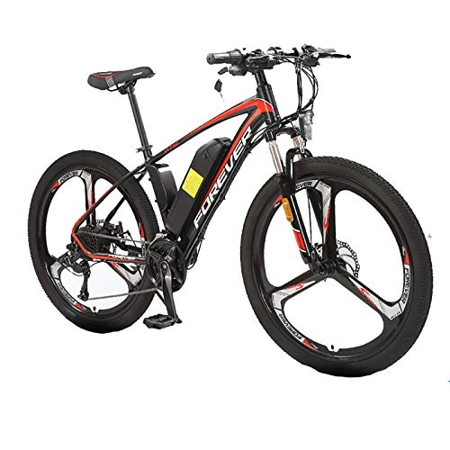 Electric Bike : XXZ 26" Electric Mountain Bike, 250W Brushless Motor, Removable 250Wh 48V Lithium Battery, 27-Speed, Suspension Fork, Dual Disc Brakes, 12AH